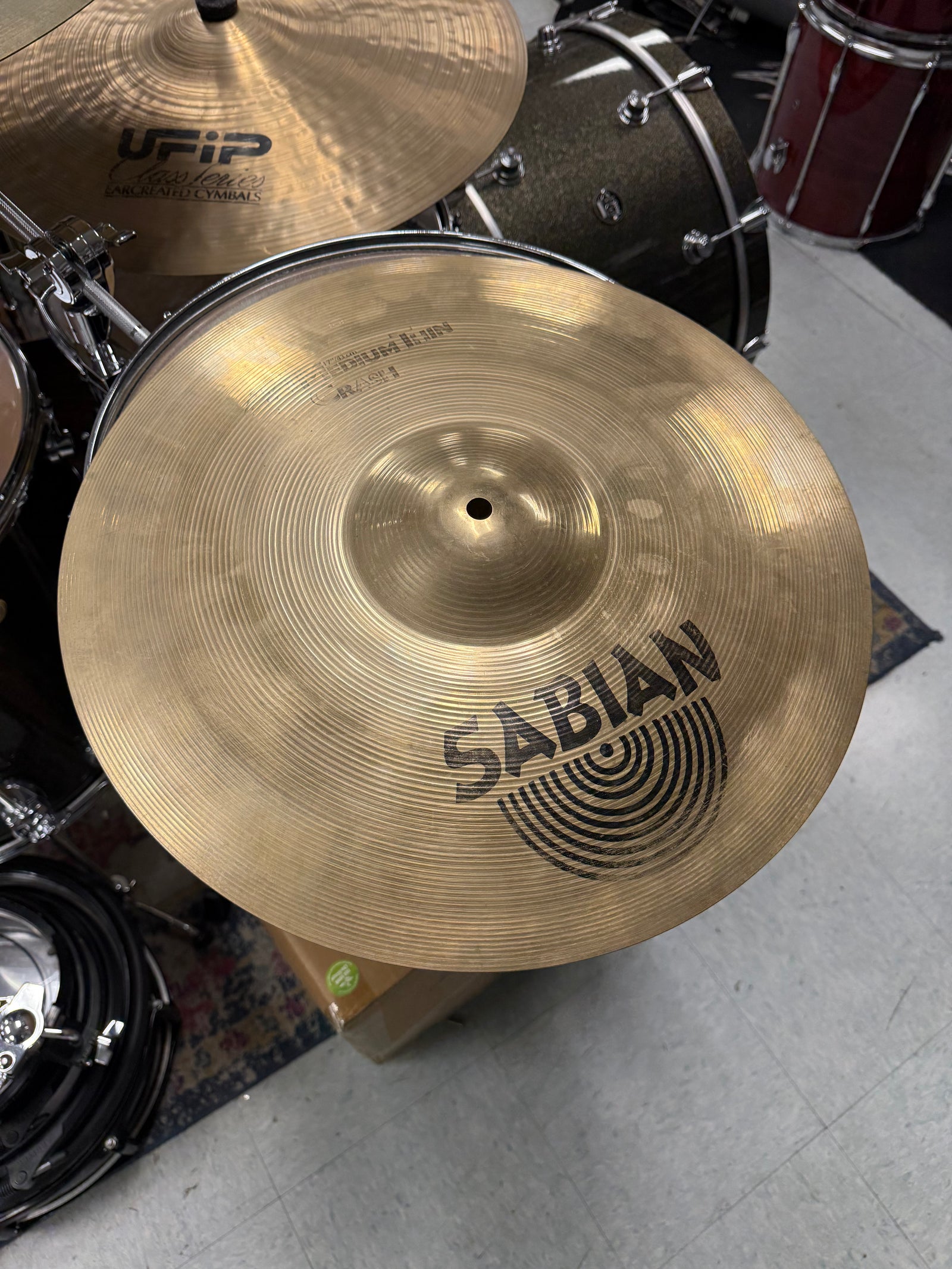 Sabian 17” AA Medium Thin Crash Cymbal