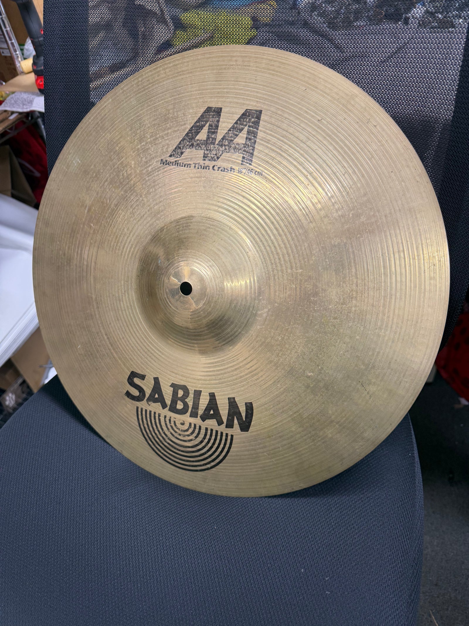 Sabian 18” AA medium thin crash cymbal
