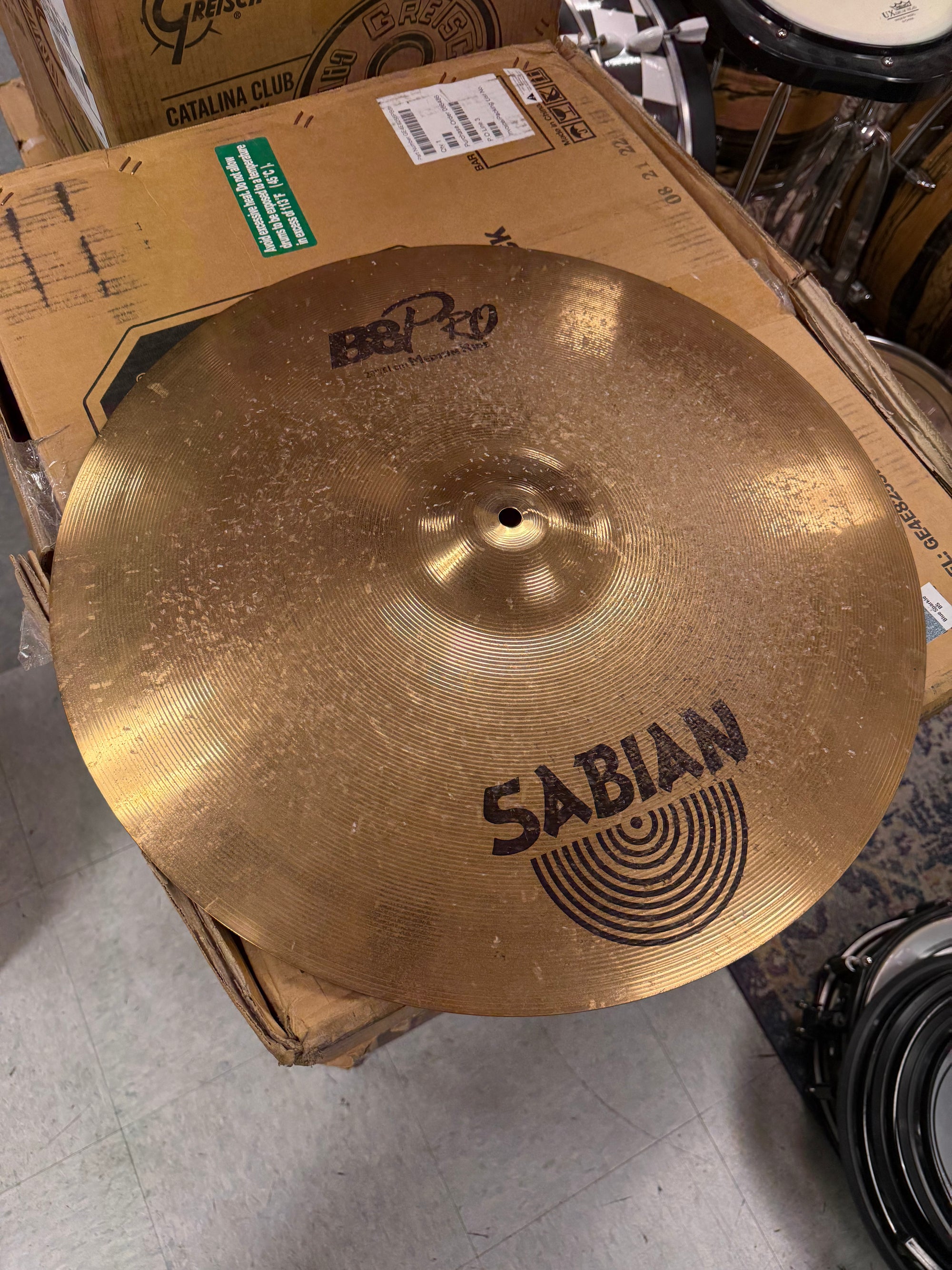 Sabian 20” B8 Pro medium ride - Drum Flip