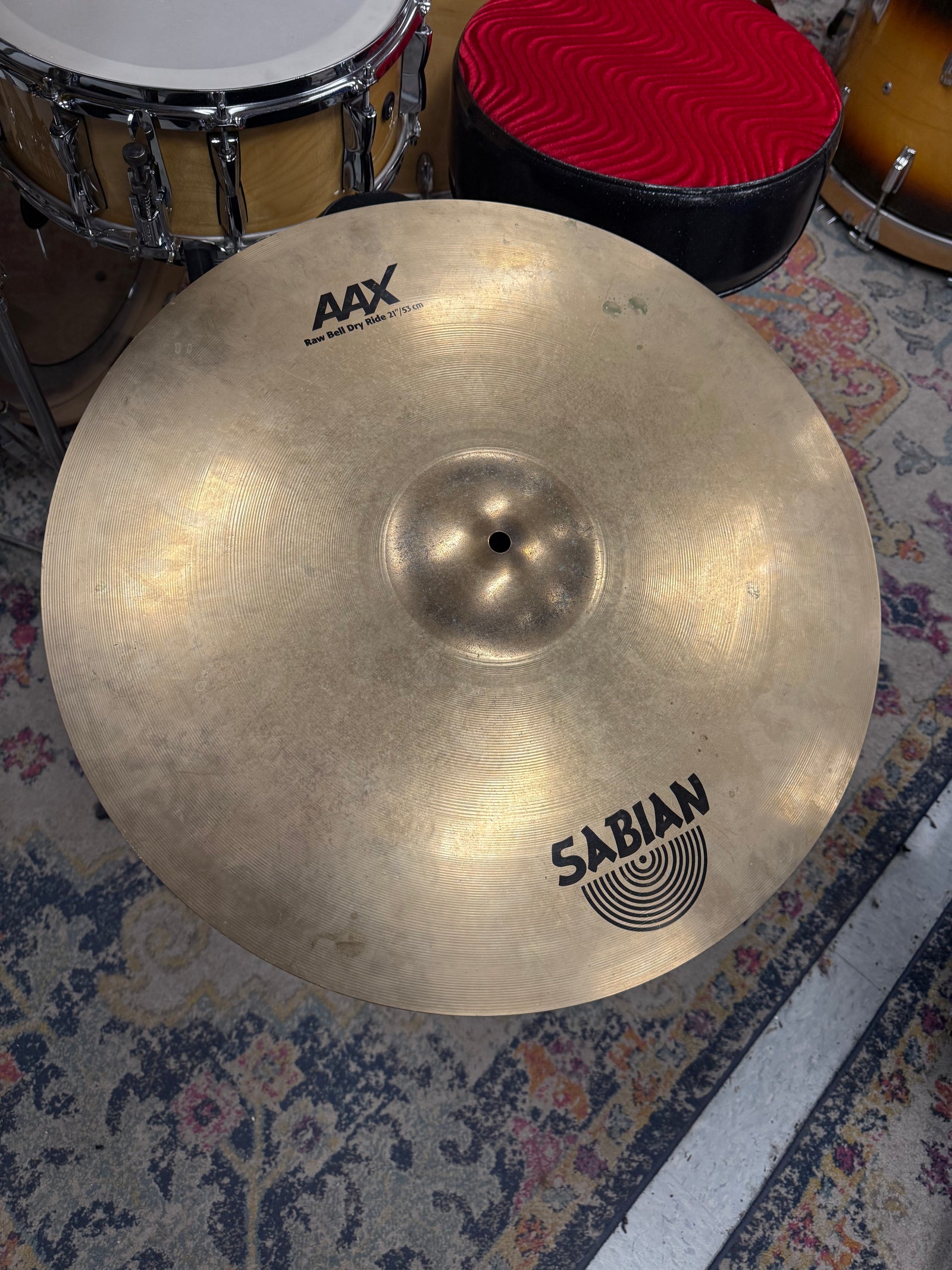 Sabian 21” AAX Raw Bell Dry Ride