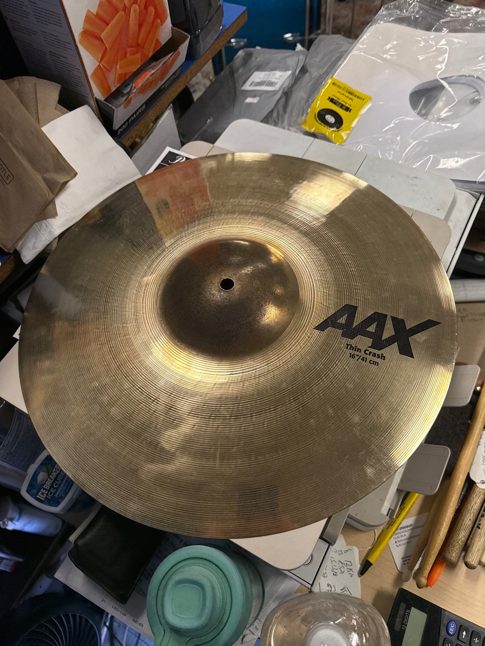 Sabian AAX 16” Thin Crash Cymbal