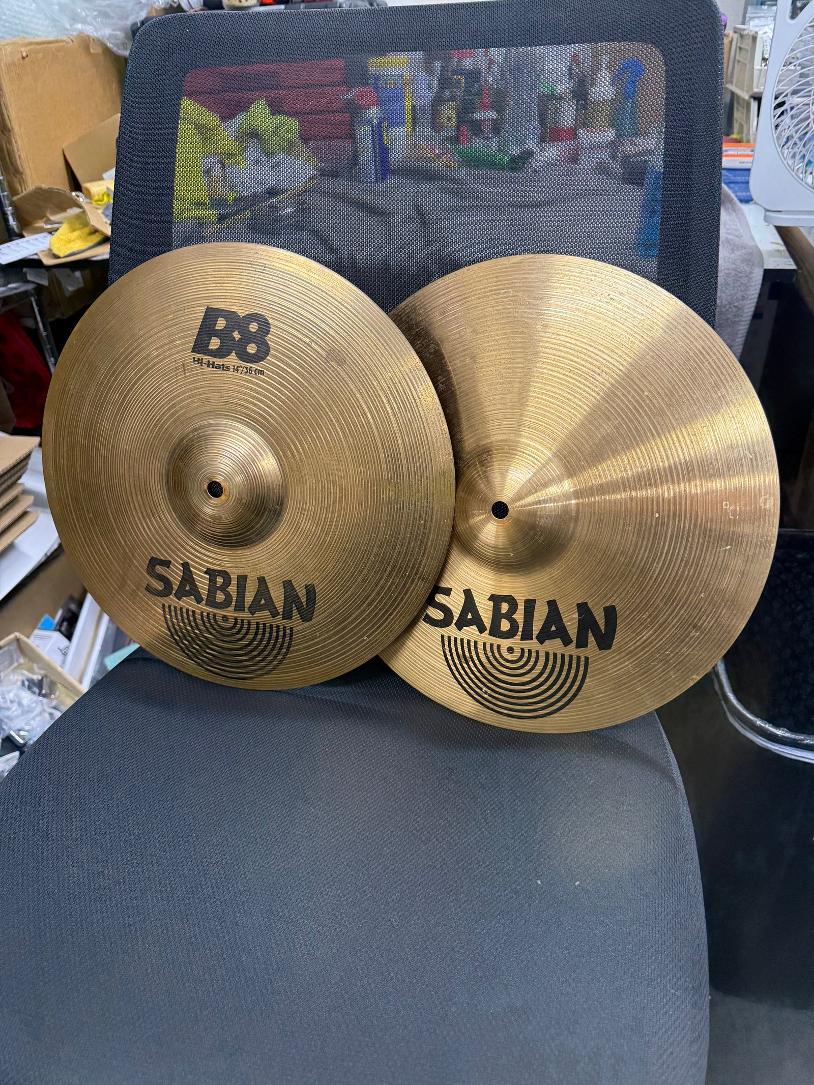 Sabian B8 14” Hi hats