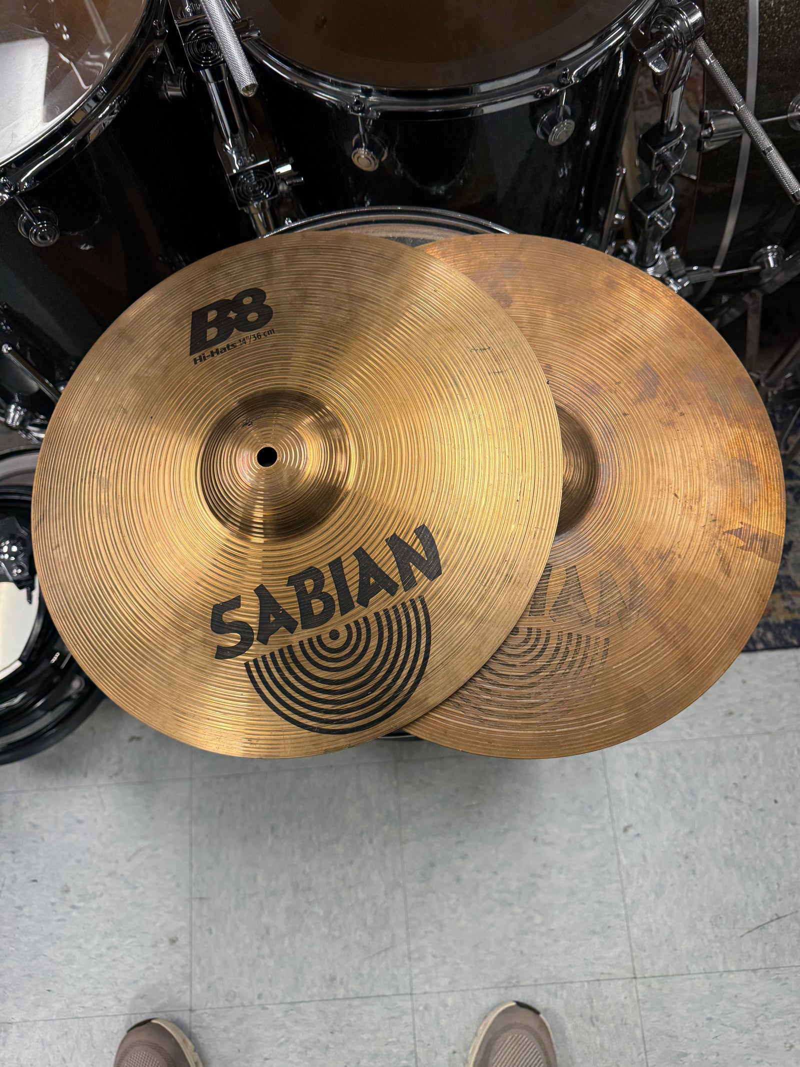 Sabian B8 hi hats 14”
