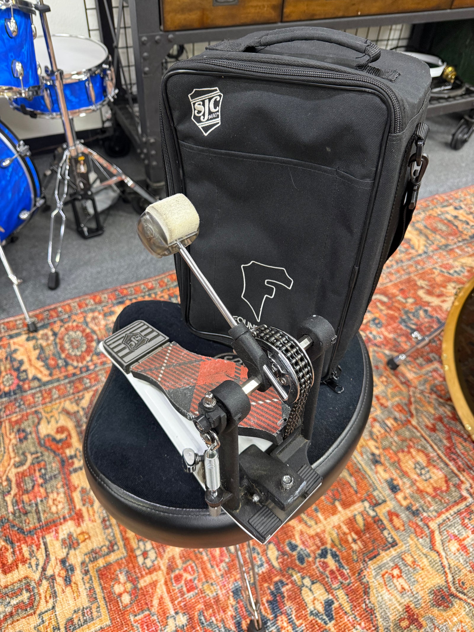 SJC Foundation Pedal with Case