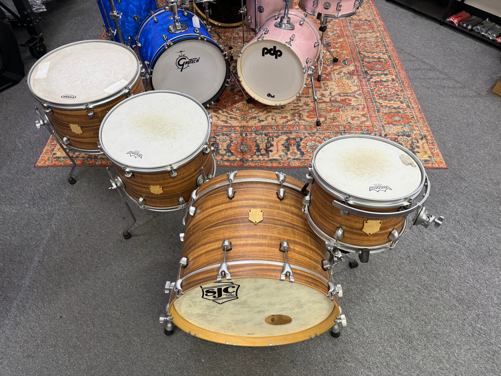 SJC Custom Drums 4pc Drum Set