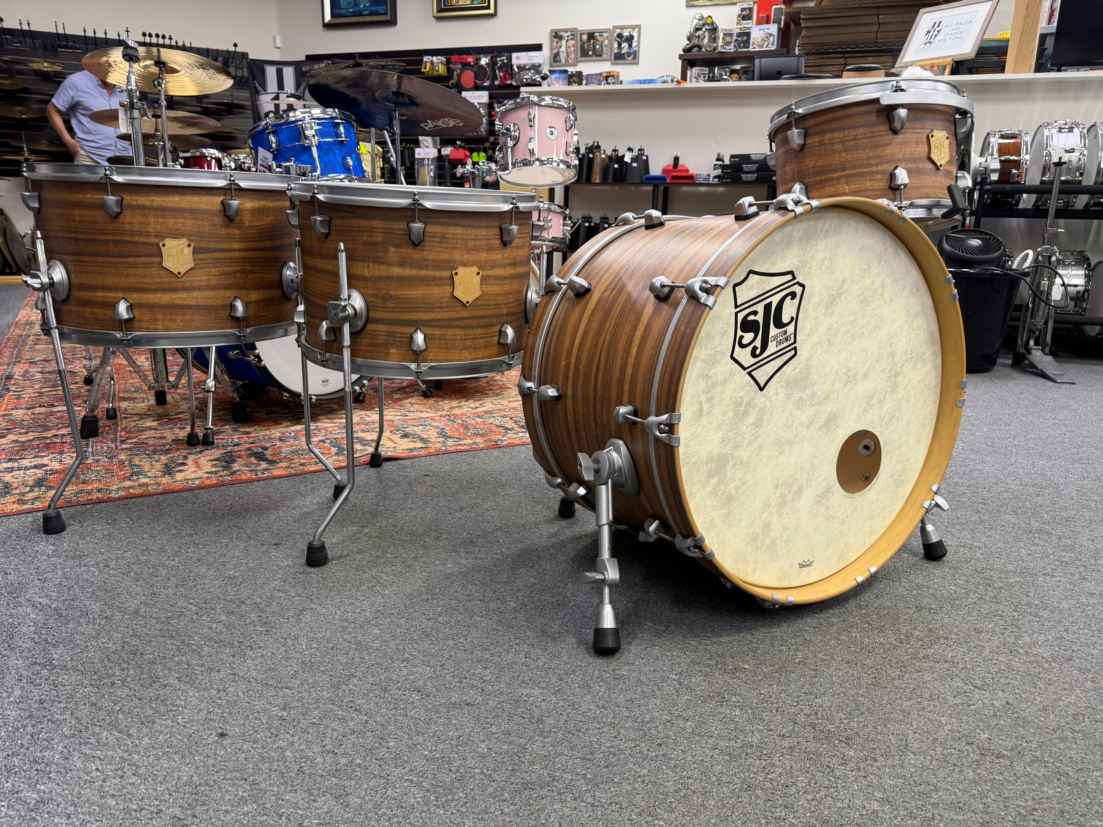 SJC Custom Drums 4pc Drum Set