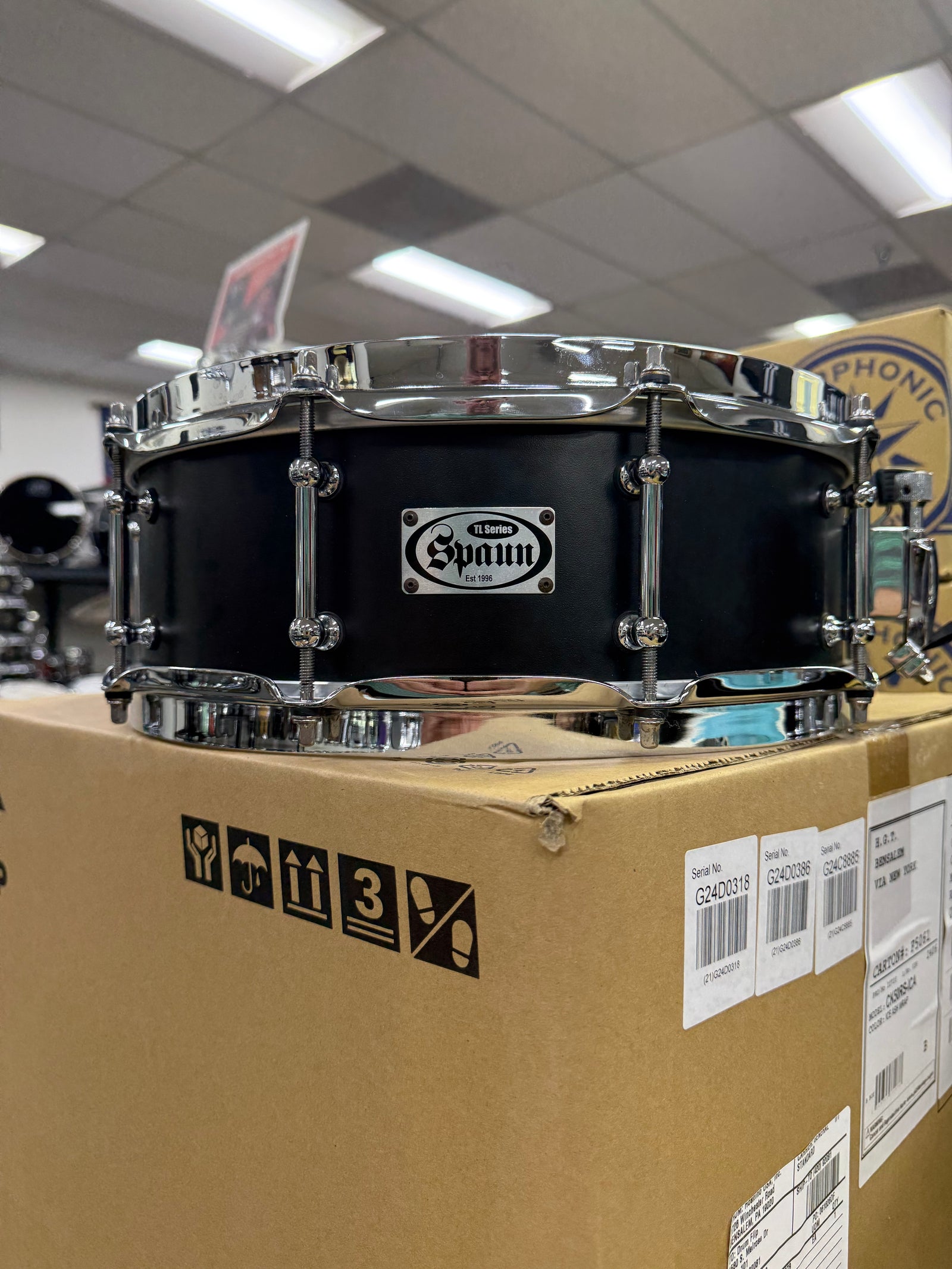 Spaun 14x5” TL Series Maple Snare Drum