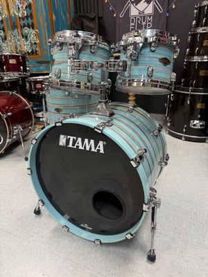Tama Starclassic 4pc Arctic Blue Oyster Drum Set