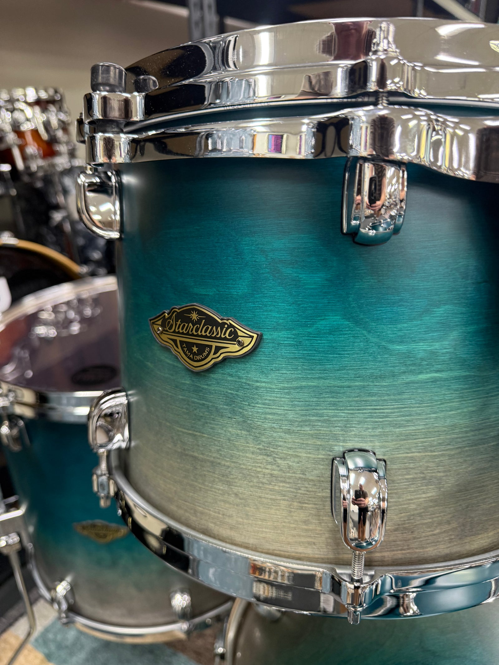Tama Starclassic 4pc Satin Sapphire Fade Drum Set