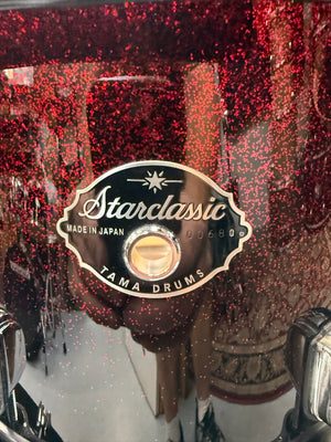 Tama Starclassic 5pc Red To Black Sparkle Drum Set