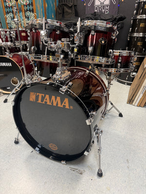 Tama Starclassic 5pc Red To Black Sparkle Drum Set