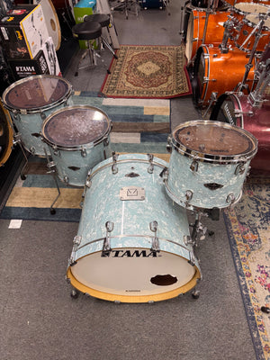 Tama Starclassic Bubinga Birch 4pc Ice Blue Pearl Drum Set