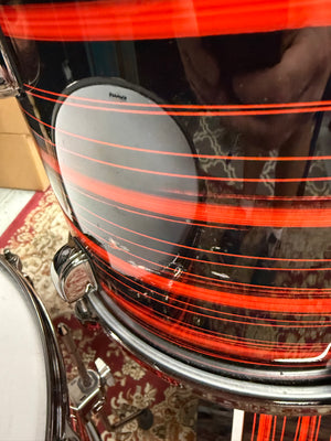 Tama Starclassic Neon Orange Oyster walnut Birch Drum Set