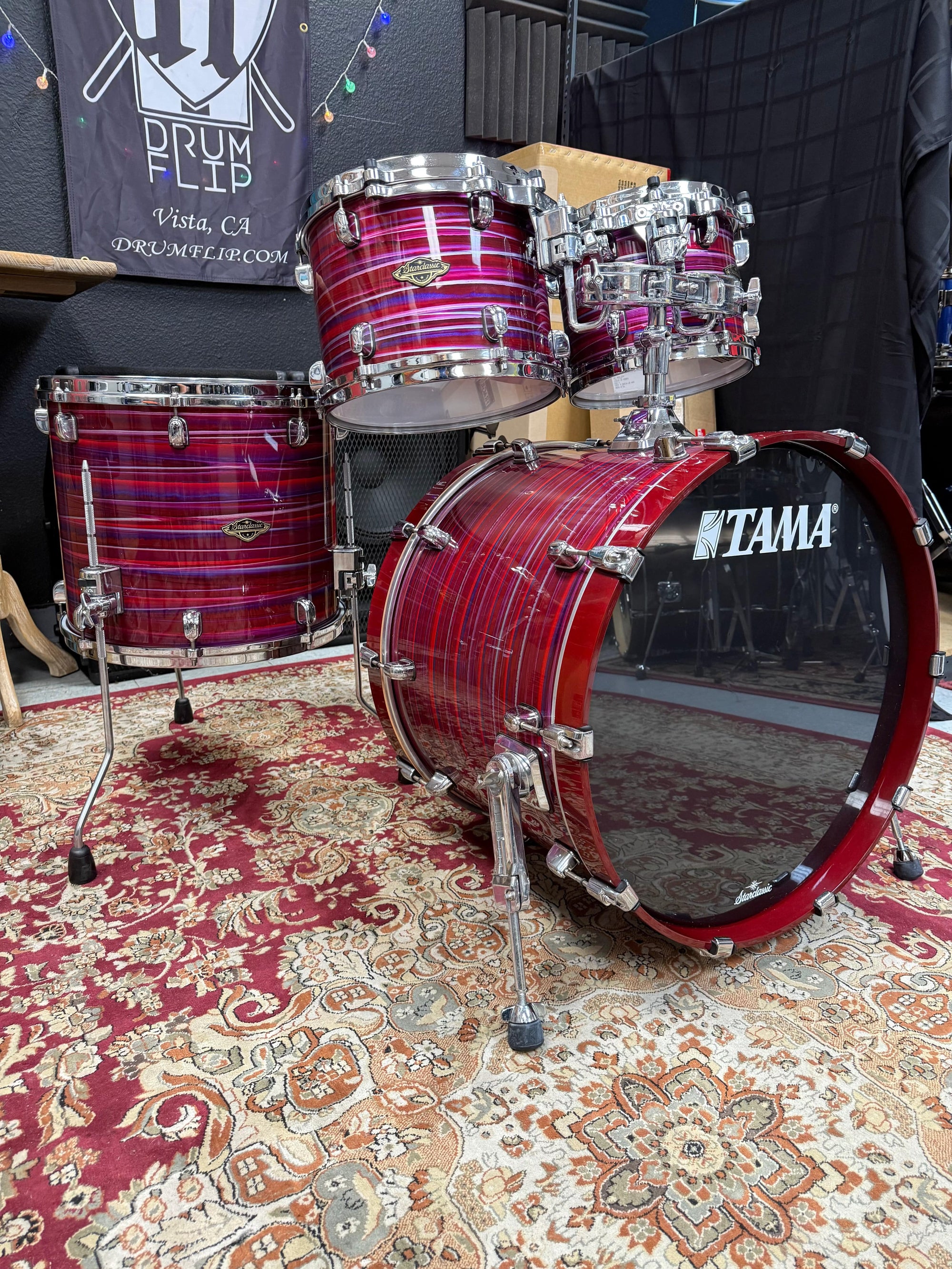 Tama Starclassic Ocean Phantasm Oyster 4pc Drum Set
