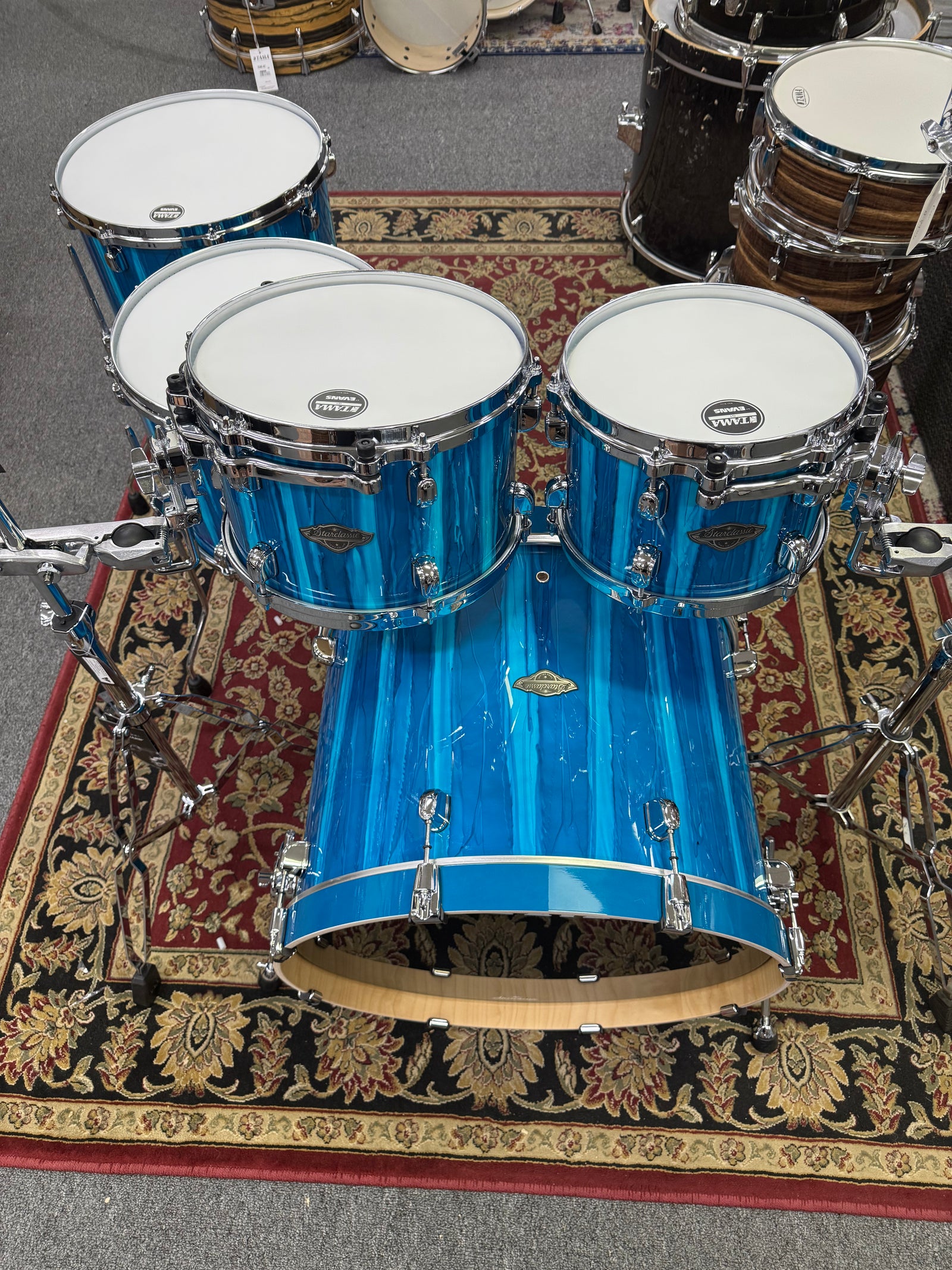 Tama Starclassic Performer Sky Blue Aurora 5pc Drum Set