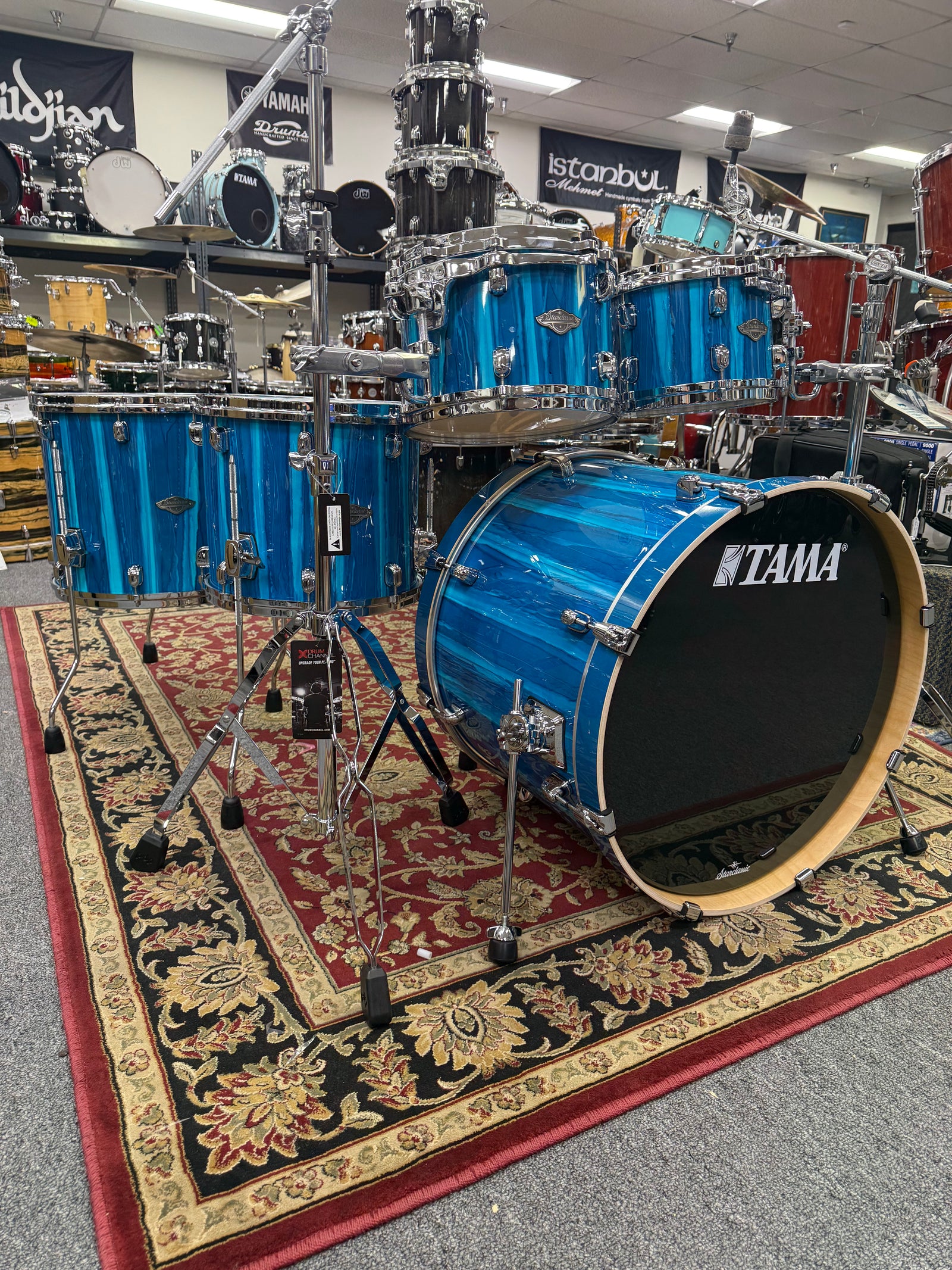 Tama Starclassic Performer Sky Blue Aurora 5pc Drum Set