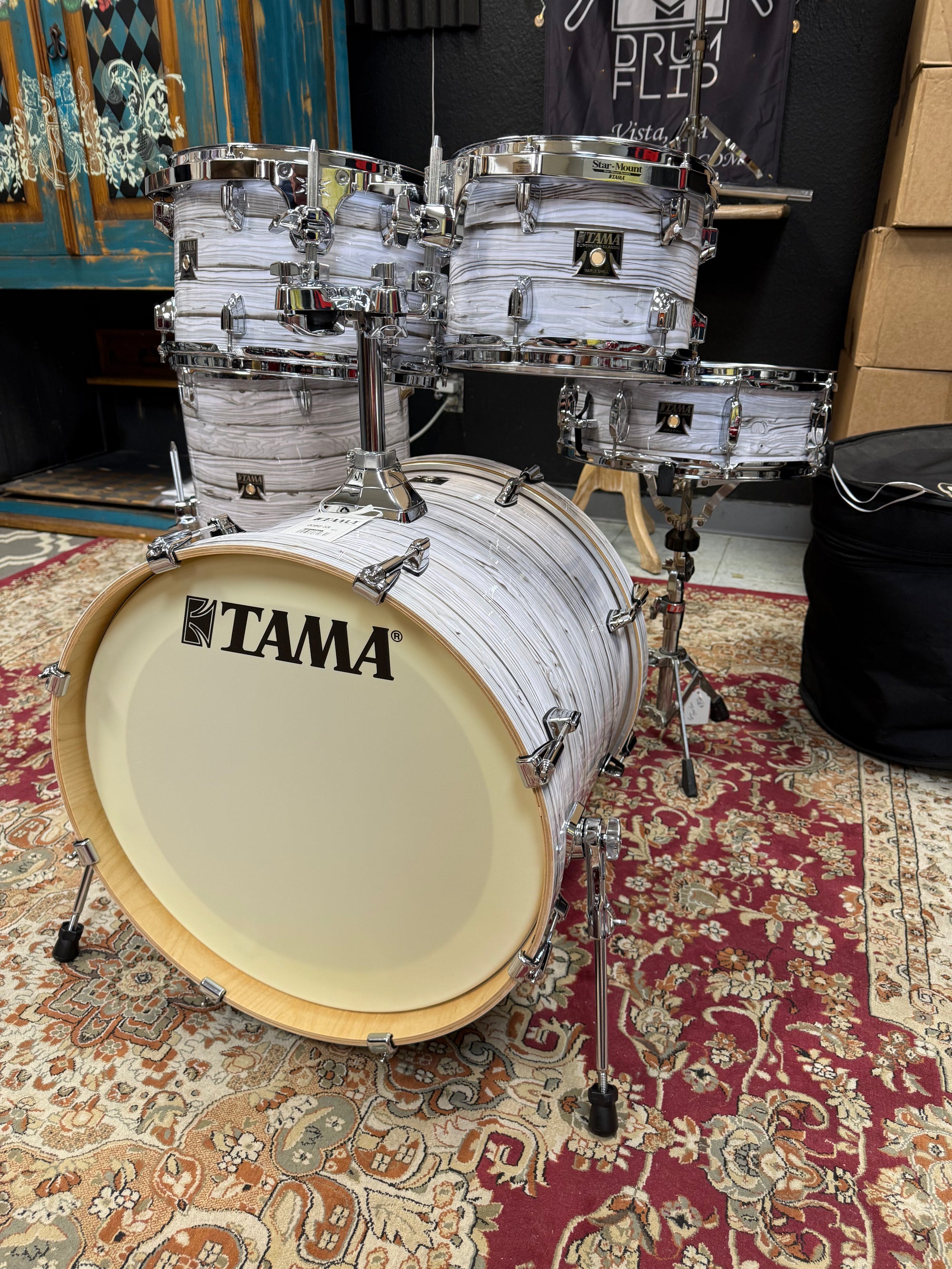 Tama Superstar Classic 5pc Ice Ash Drum Set