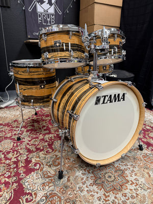 Tama Superstar Classic 5pc Natural Ebony Tiger Drum Set