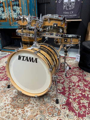 Tama Superstar Classic 5pc Natural Ebony Tiger Drum Set