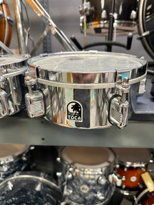 Toca Steel Timbales 6,8 with clamp