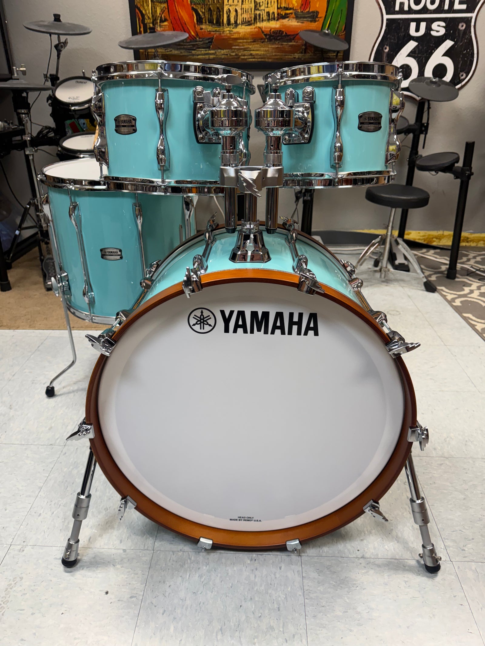 Yamaha Recording Custom Matte Surf Green 4pc