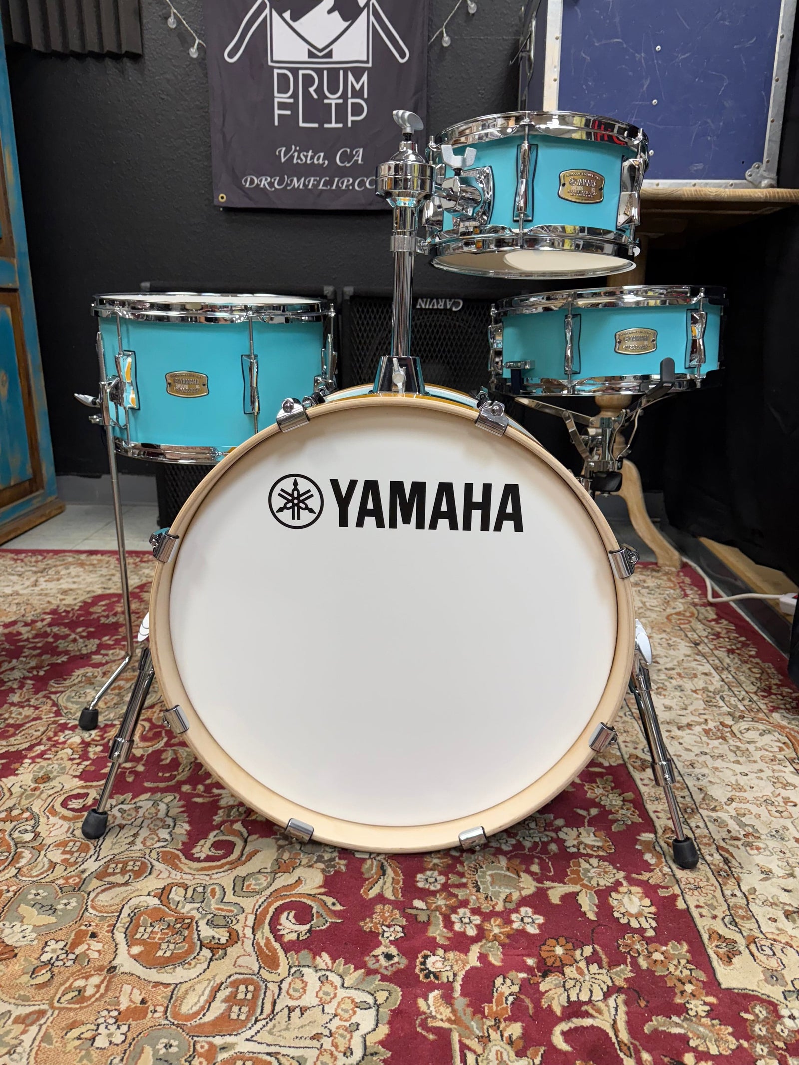 Yamaha Stage Custom Hip 4pc Drum Set