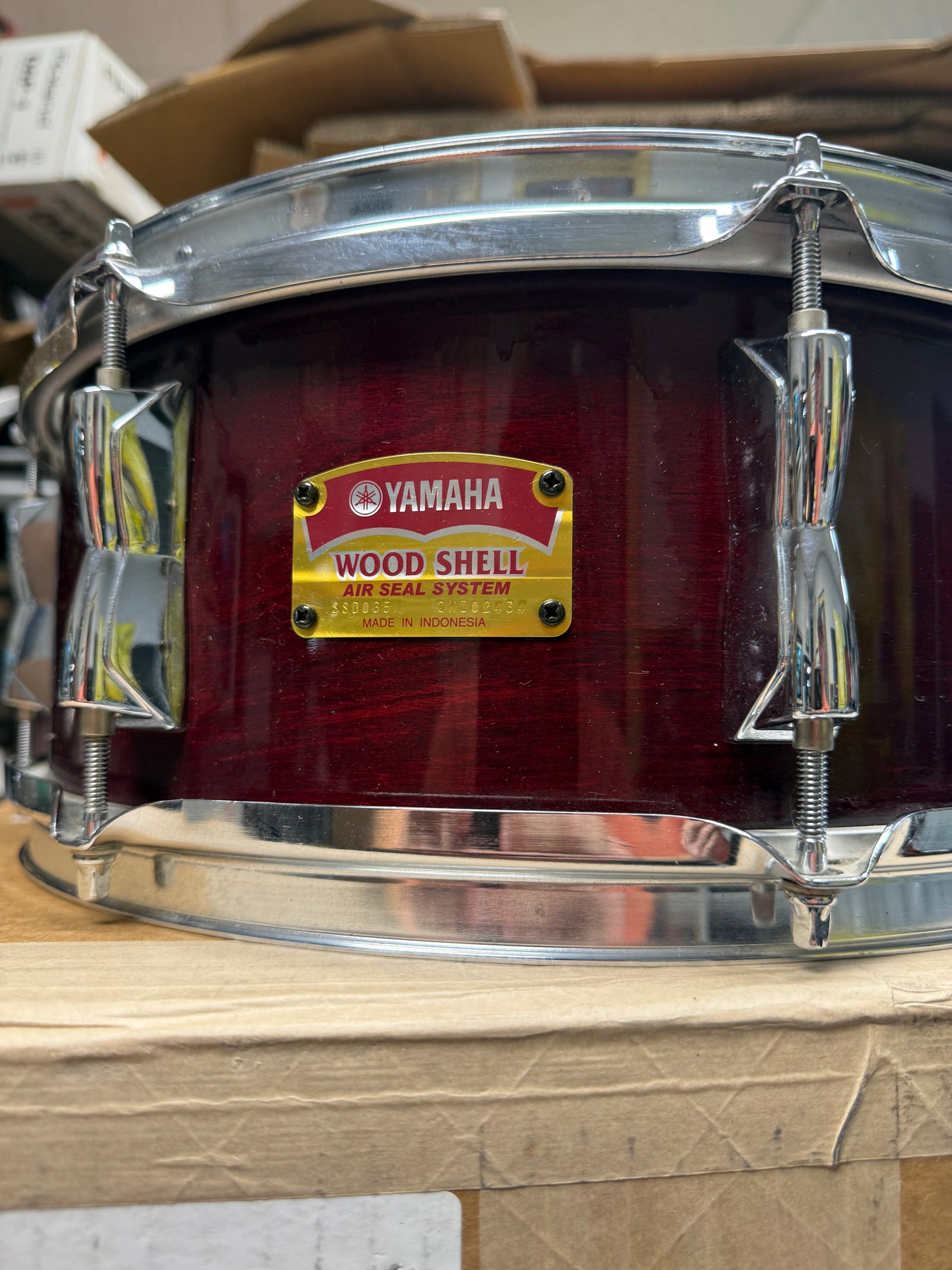 Yamaha 14x5.5” Cranberry Red Snare Drum