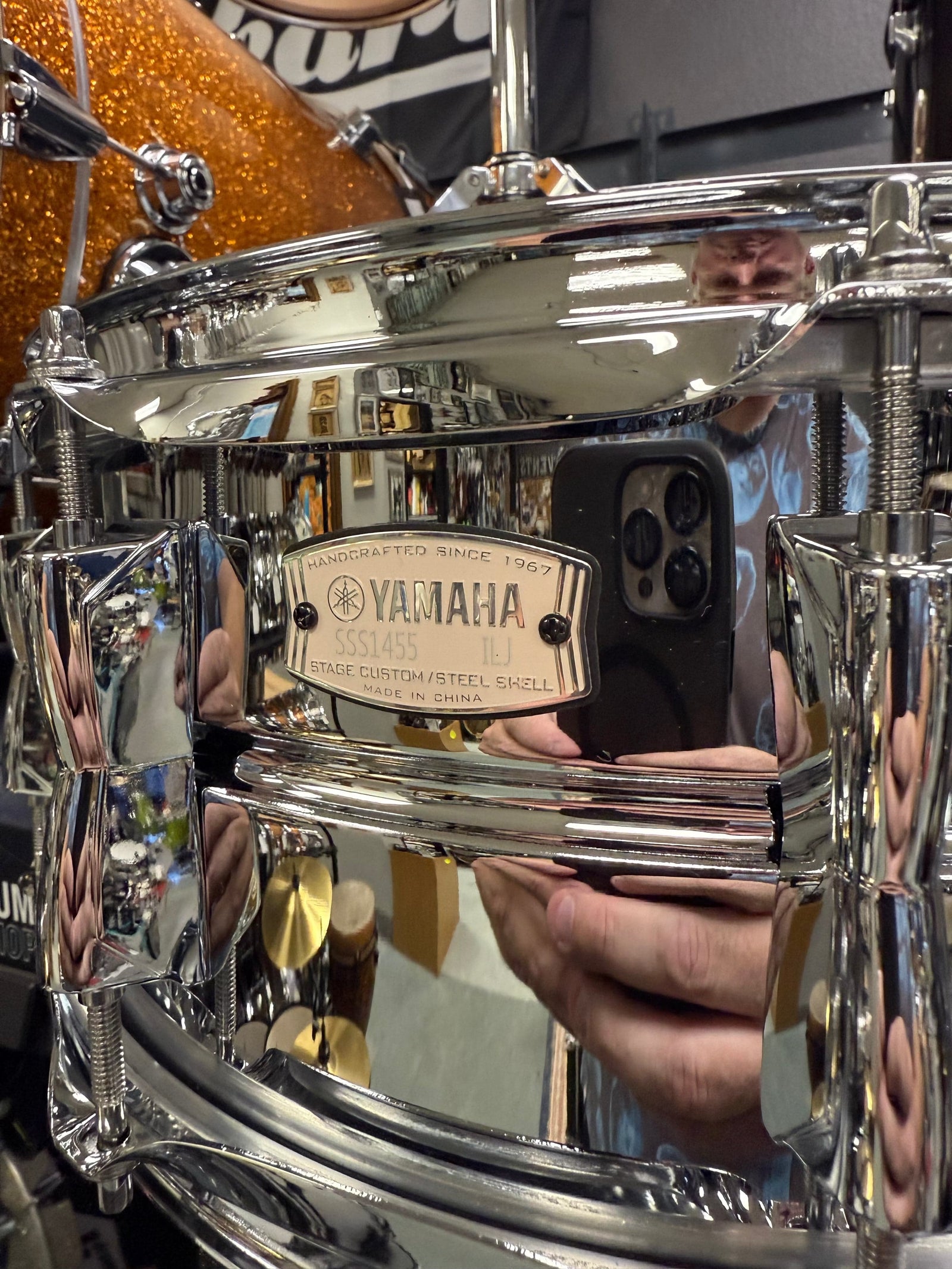 Yamaha 14x5.5” steel stage custom Snare Drum