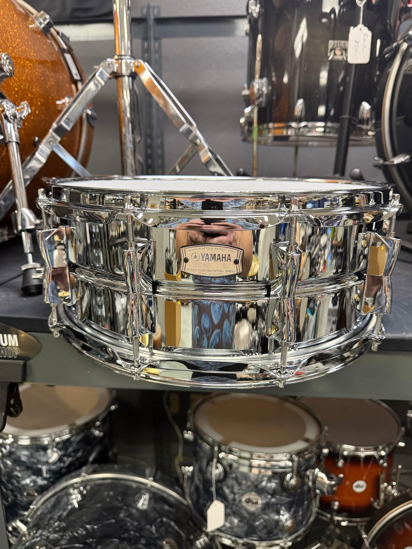 Yamaha 14x5.5” steel stage custom Snare Drum
