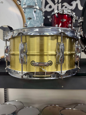 Yamaha recording custom brass 13x6.5” snare drum