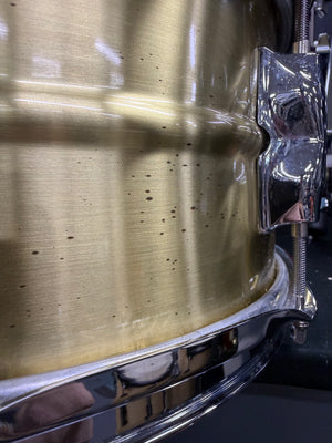 Yamaha recording custom brass 13x6.5” snare drum