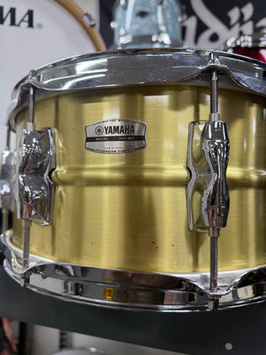 Yamaha recording custom brass 13x6.5” snare drum