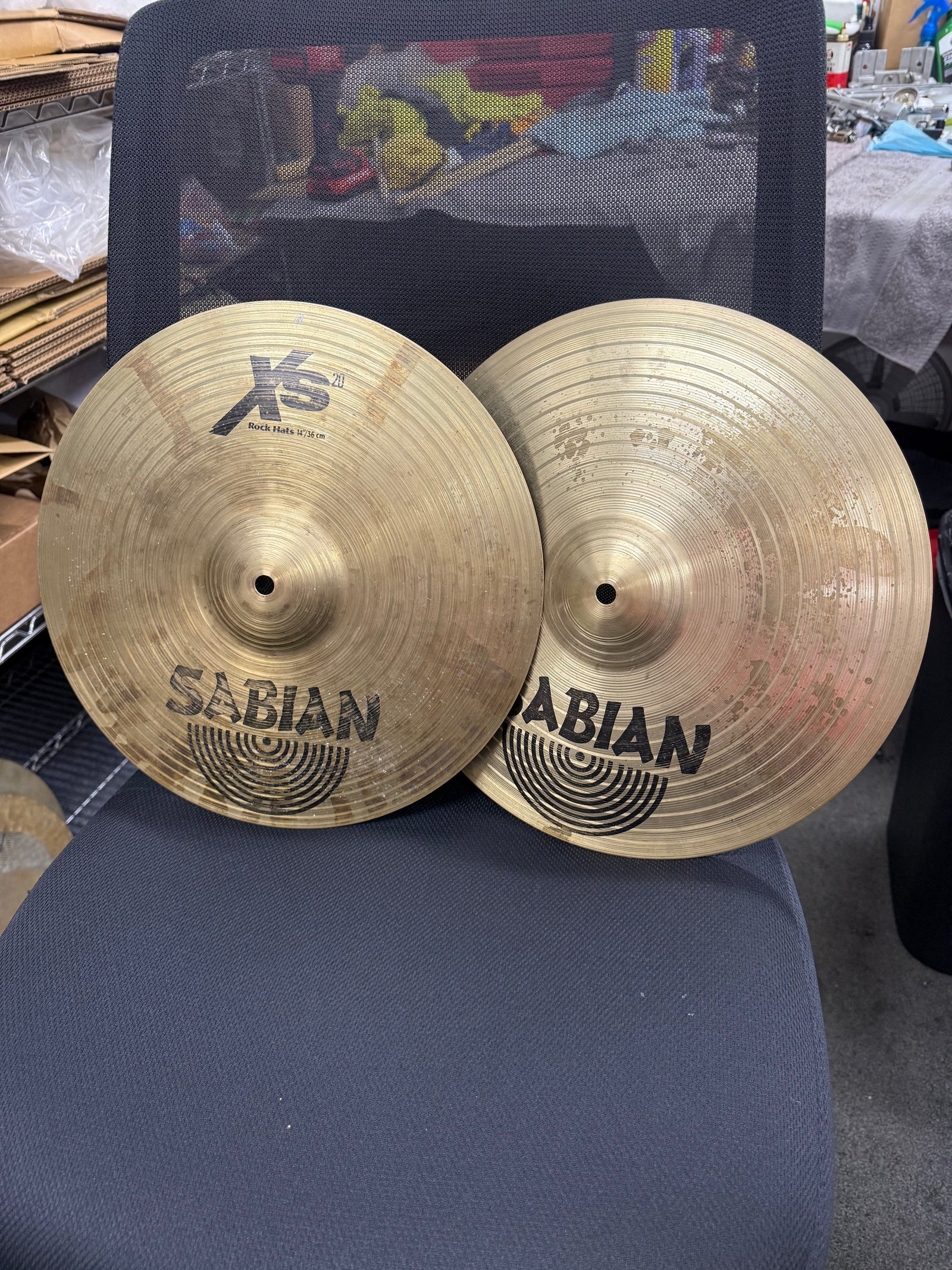 Sabian 14” XS20 Rock hi hats