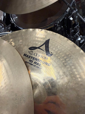 Zildjian 13” A Custom Mastersound hi hats