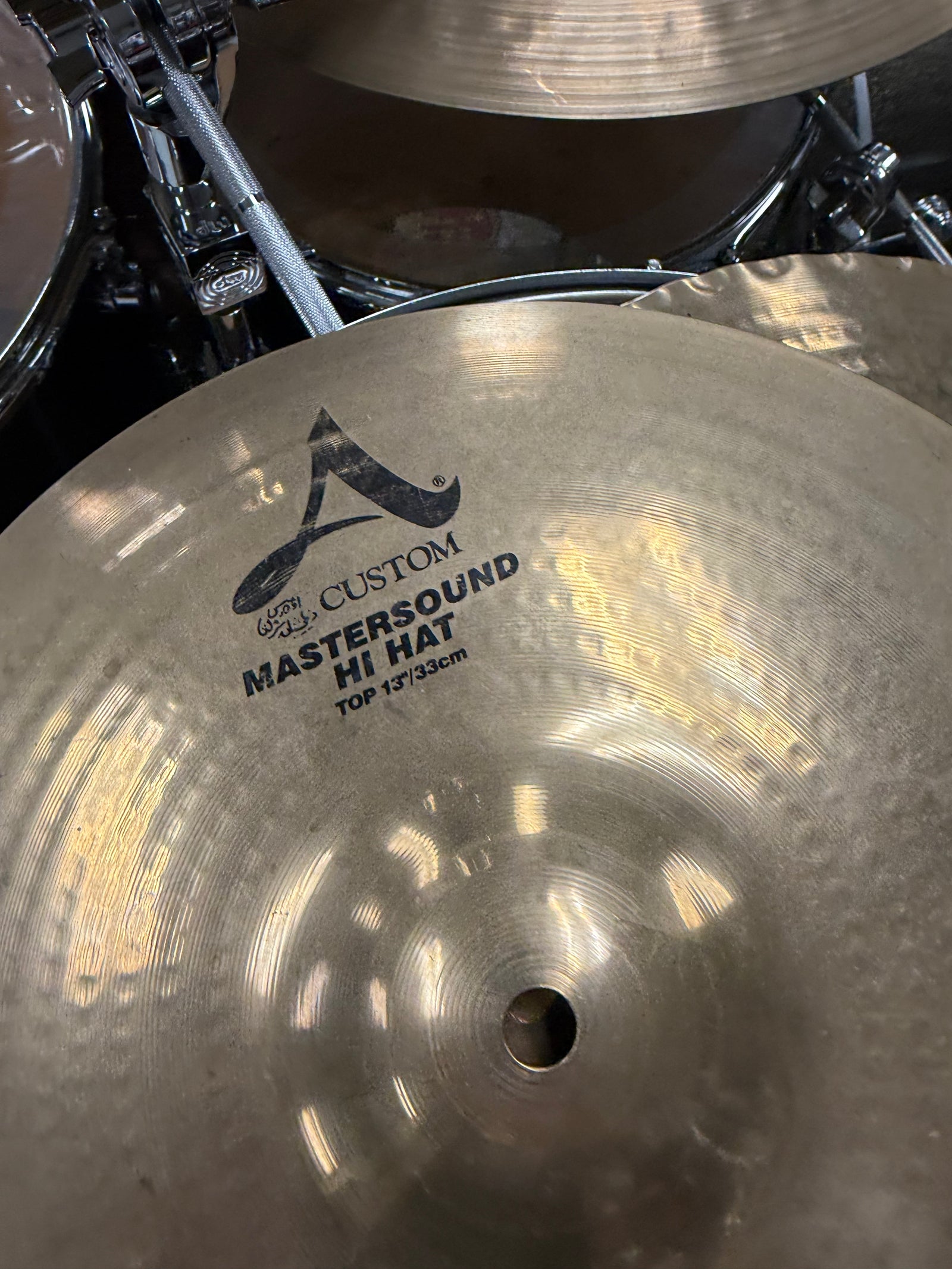 Zildjian 13” A Custom Mastersound hi hats