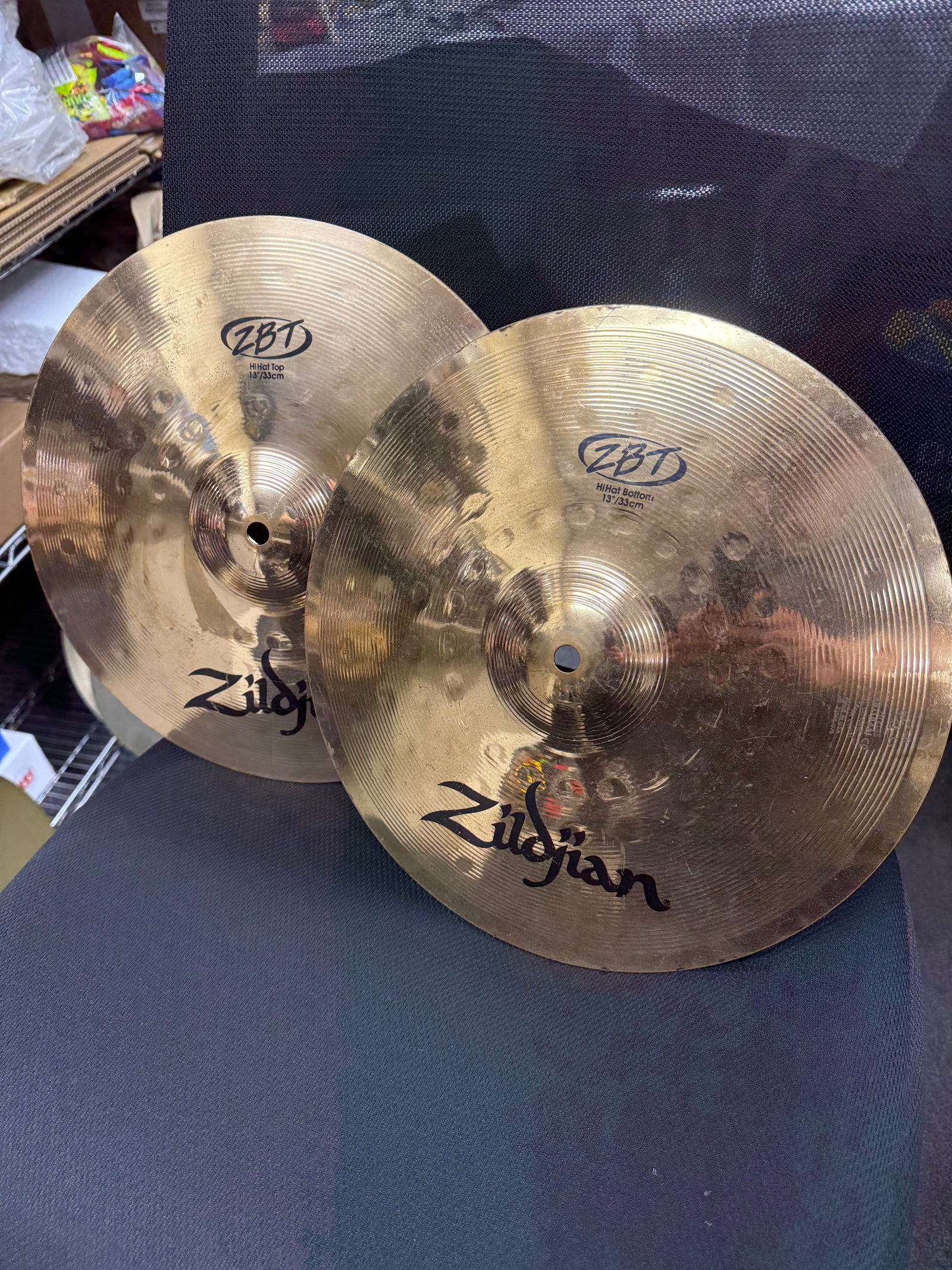 Zildjian 13” ZBT hi hats