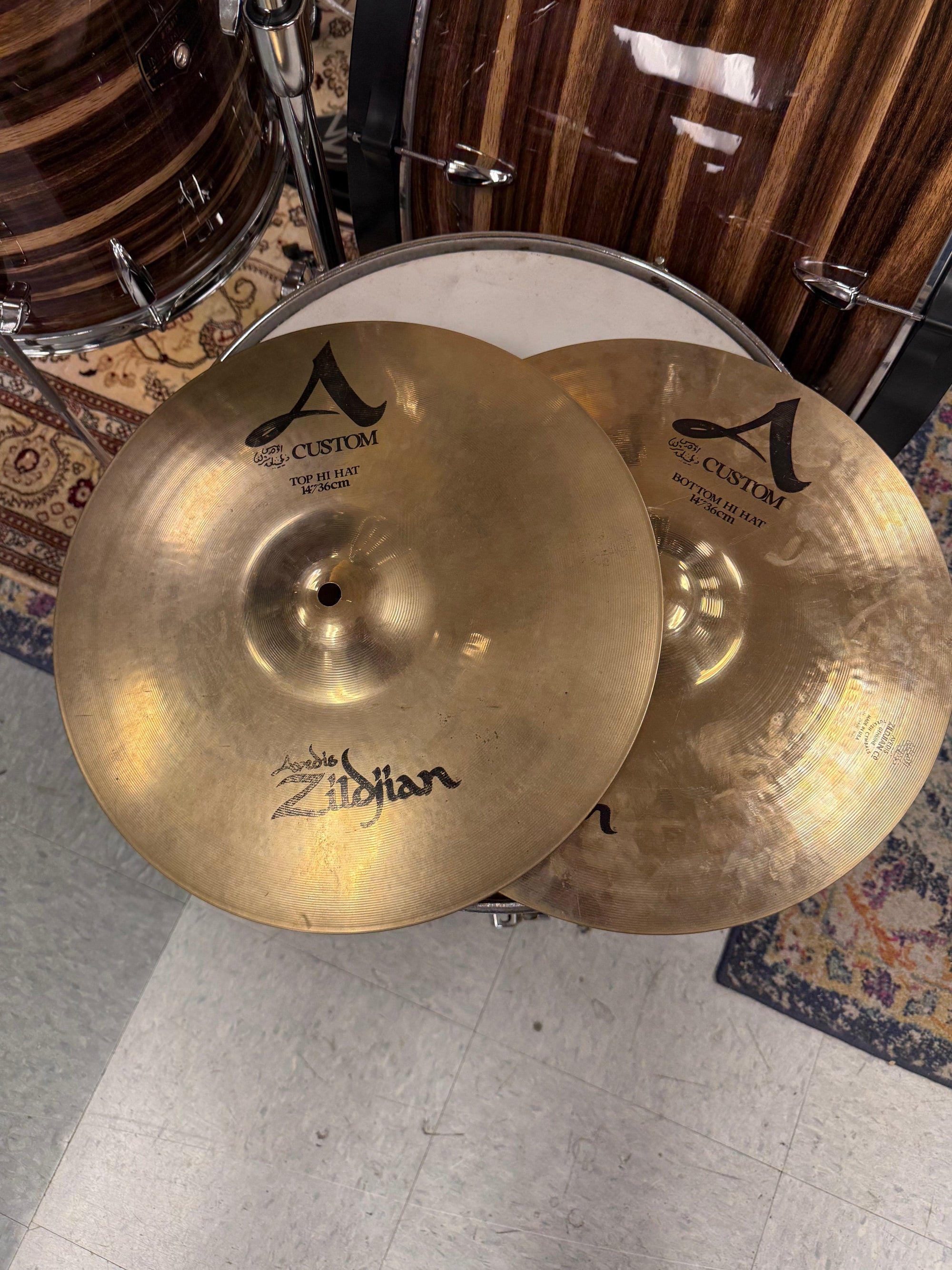 Zildjian 14” A Custom Hi hats