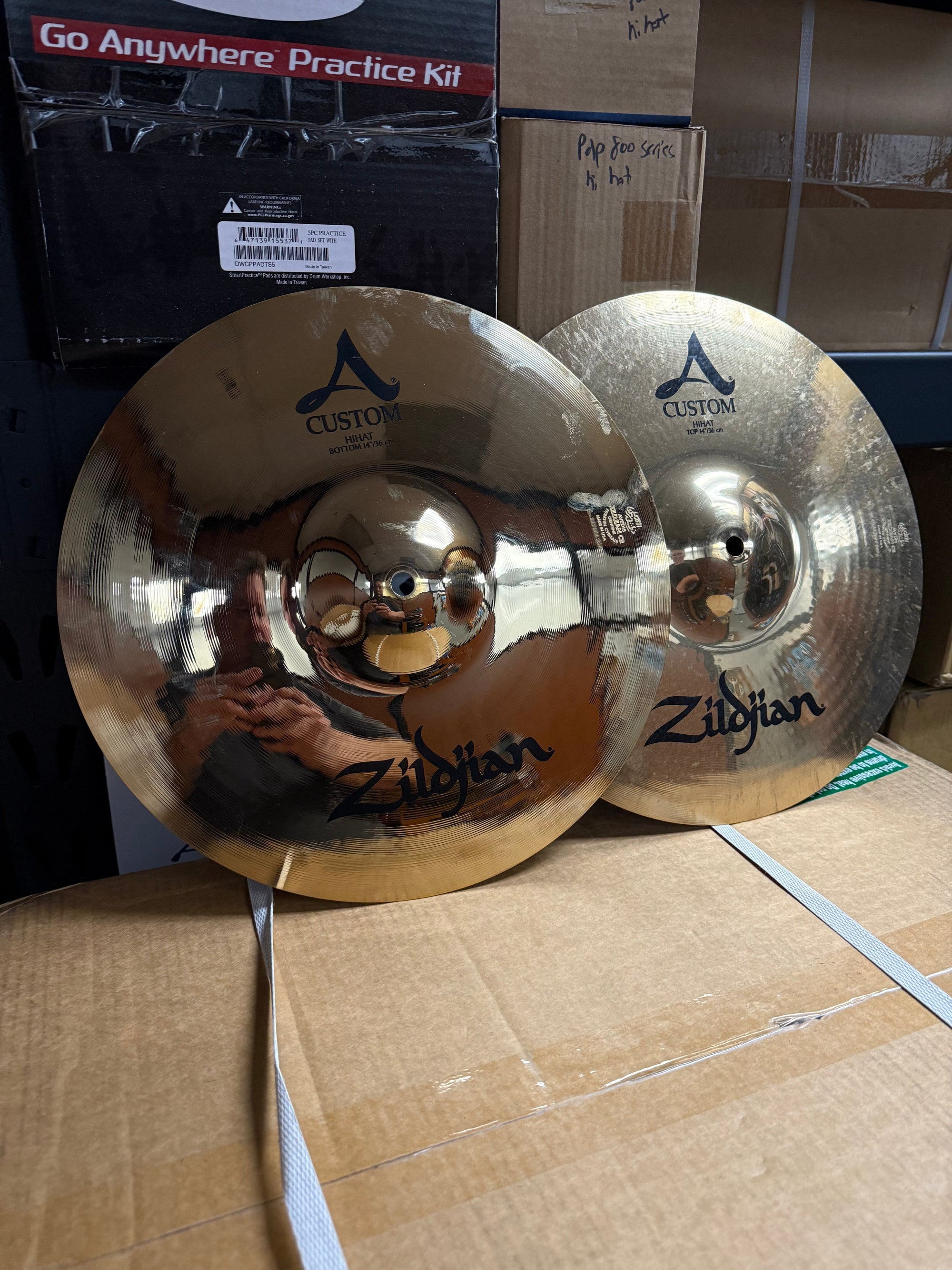 Zildjian 14” A Custom Hi hats