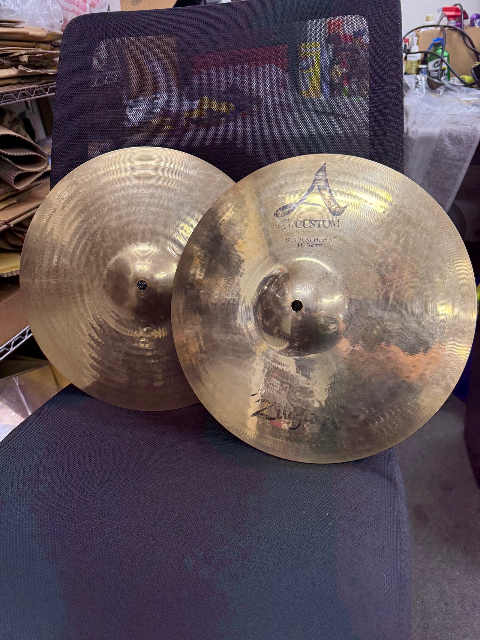 Zildjian 14” A custom hi hats