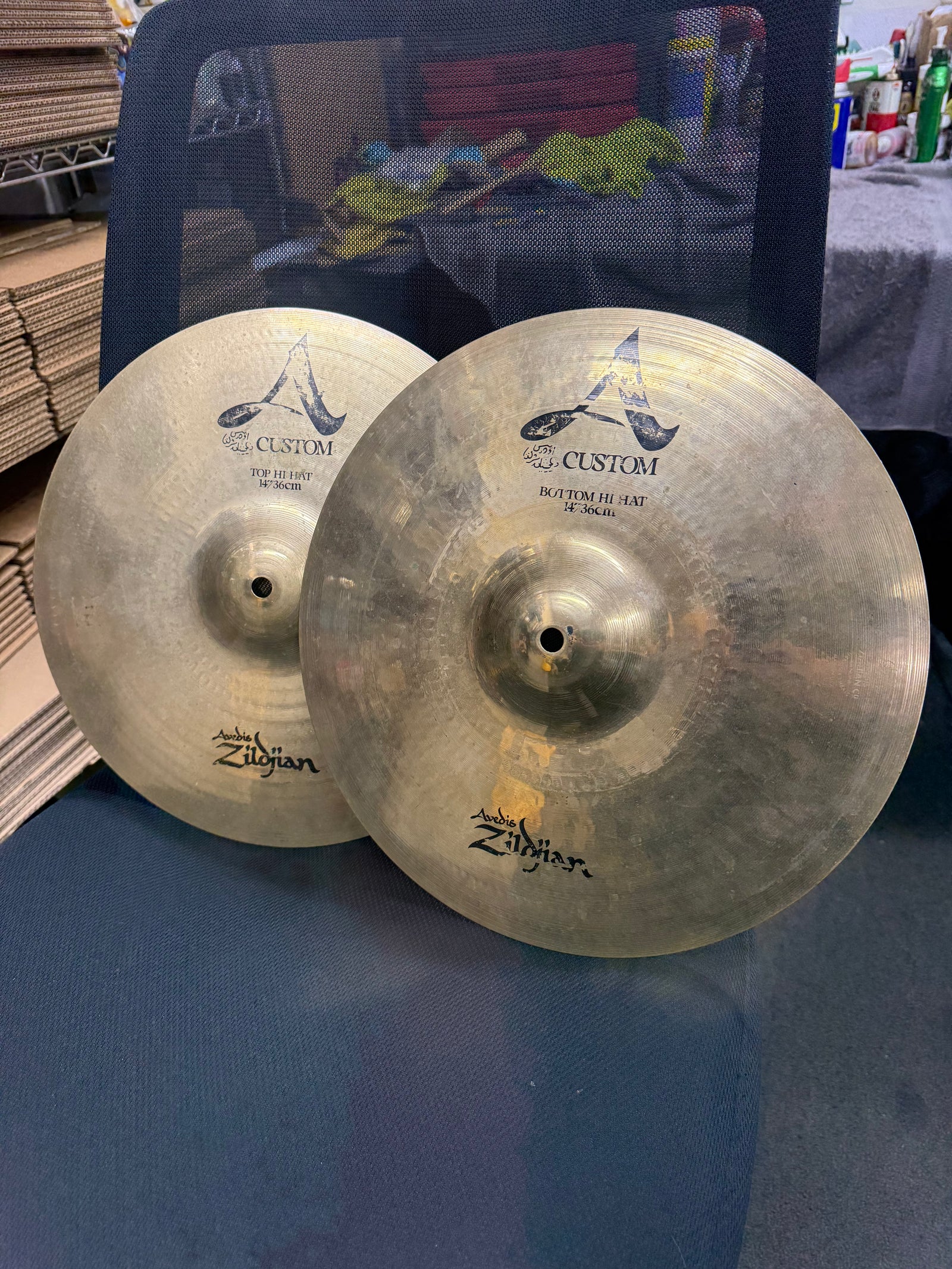 Zildjian 14” A Custom hi hats