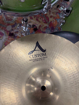 Zildjian 14” a custom Mastersound hi hats