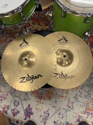 Zildjian 14” a custom Mastersound hi hats