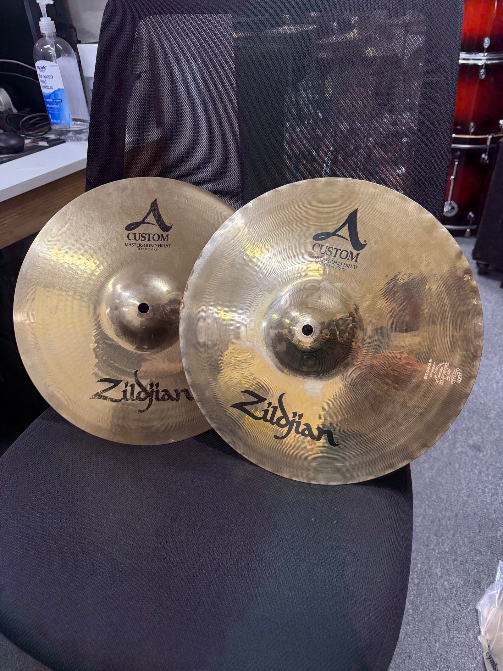 Zildjian 14” A Custom Mastersound hi hats