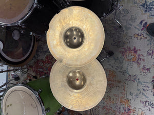 Zildjian 14” a custom projection hi hats cracked
