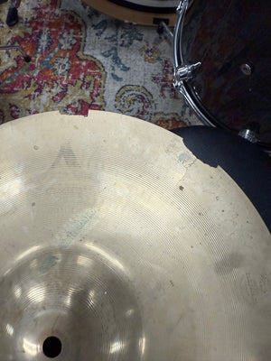 Zildjian 14” a custom projection hi hats cracked