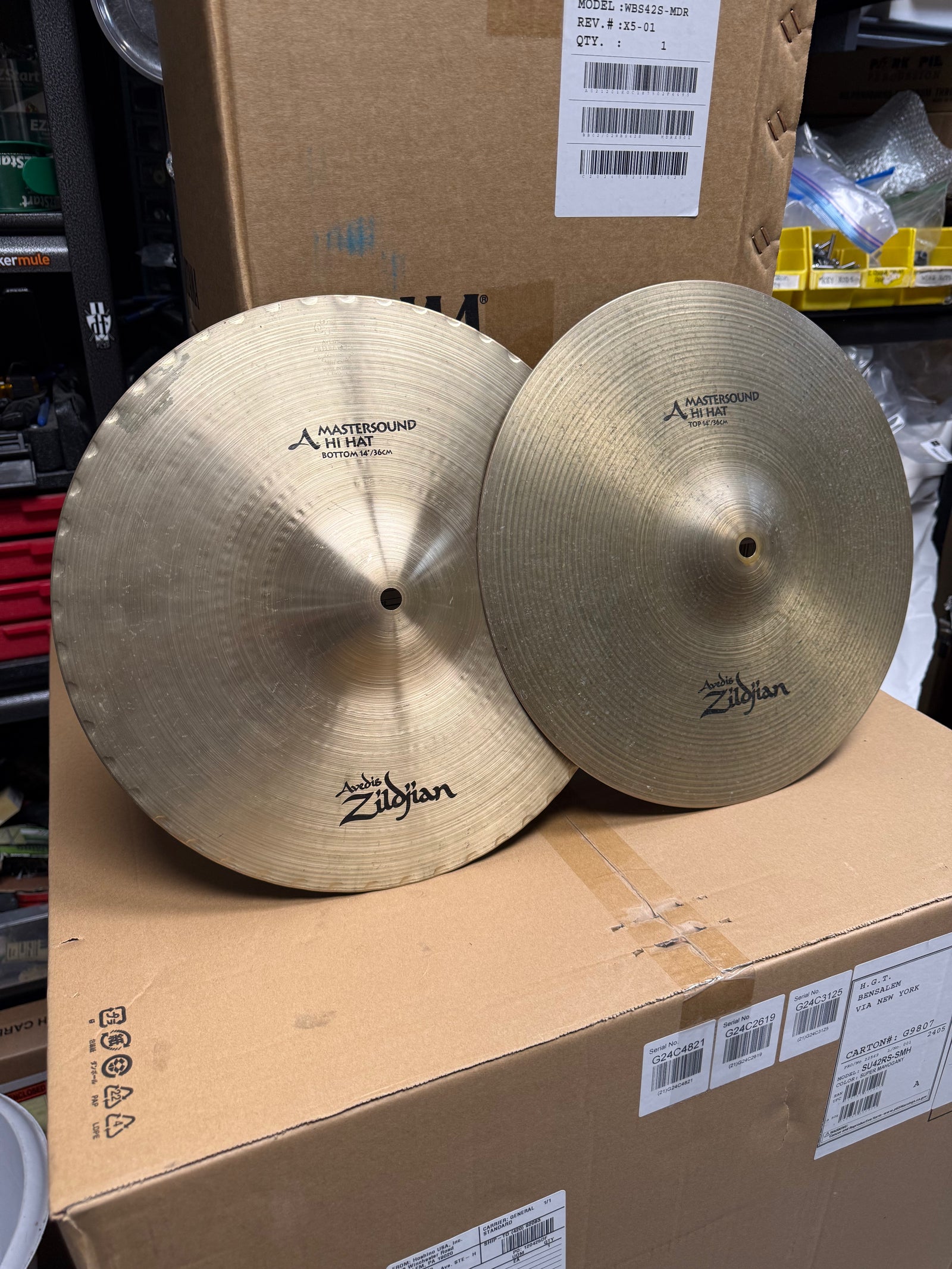 Zildjian 14” A Mastersound hi hats