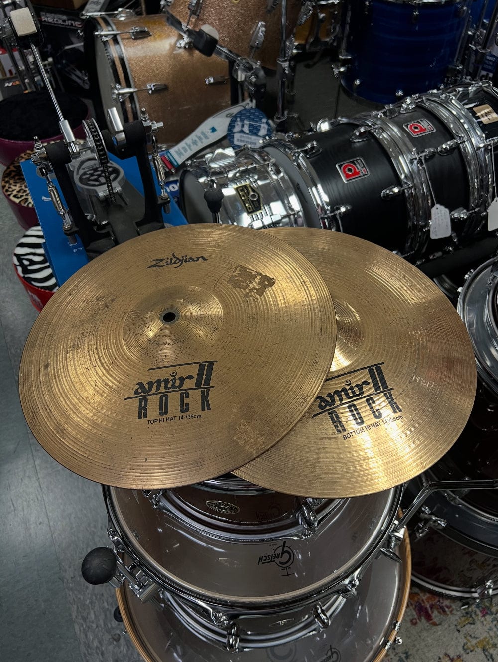 Zildjian 14” AMIR II Rock hi hats
