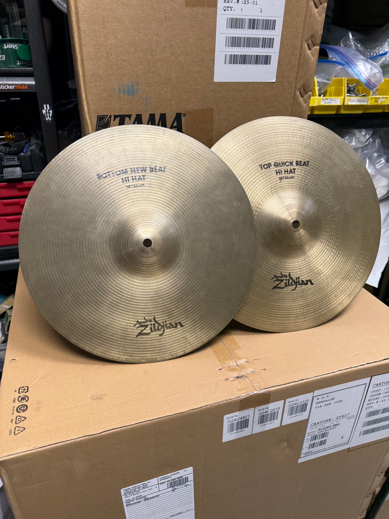 Zildjian 14” Quick Beat/New Beat hi hats