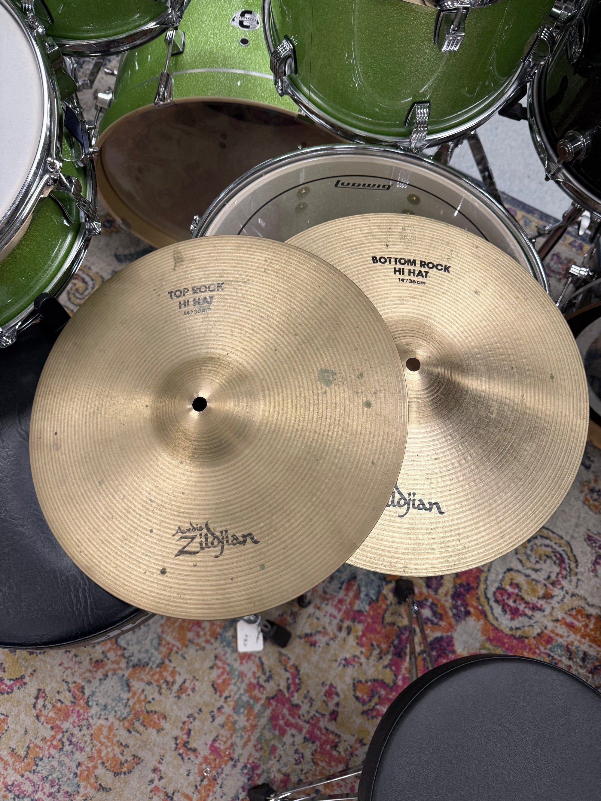 Zildjian 14” Rock Hi Hats