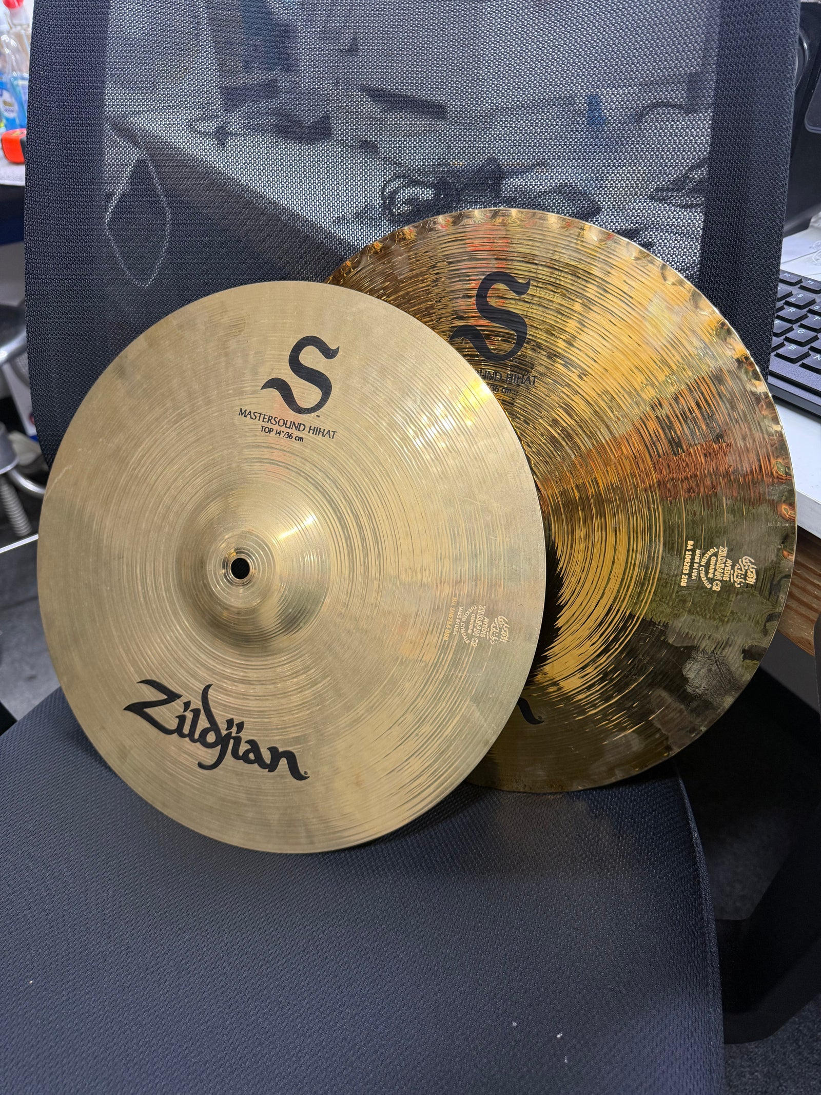 Zildjian 14” S Mastersound hi hat cymbals